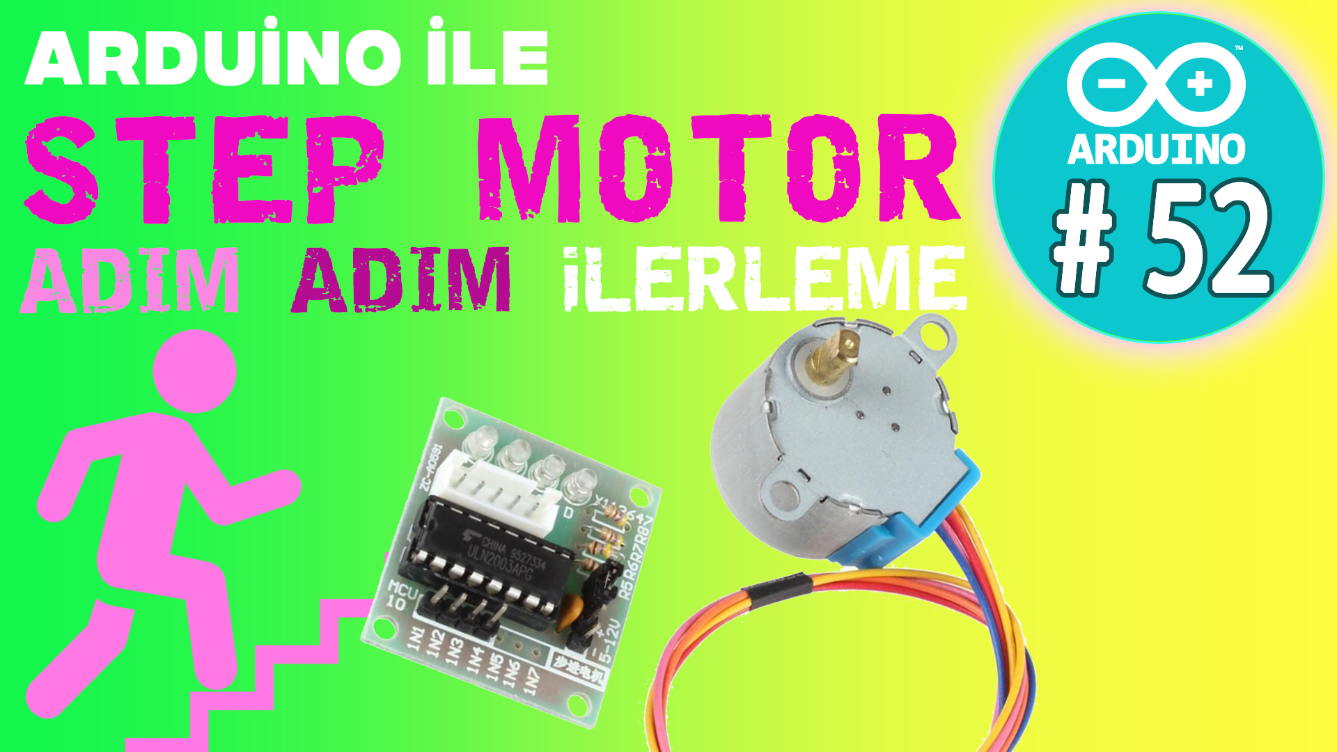 adruino ile step motor