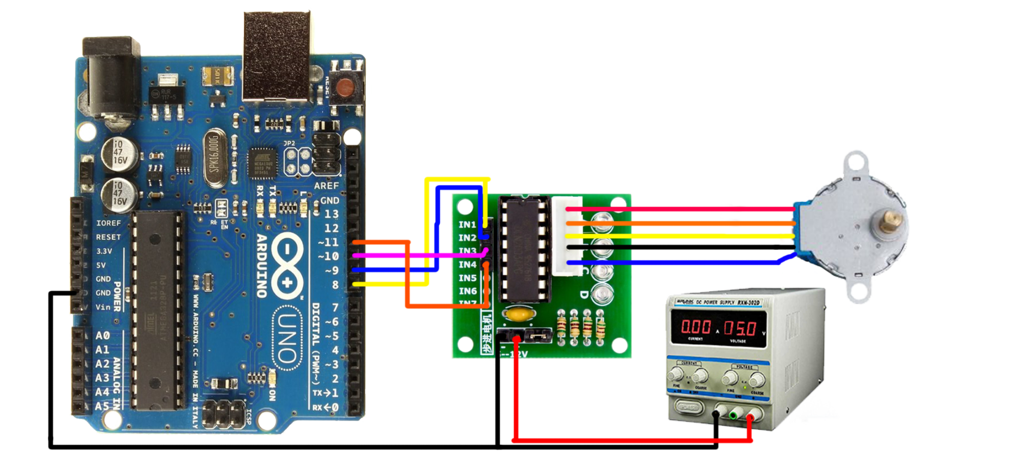 Arduino Step Motor - 28byj48 - Nema - Step Motor Kontrol ULN2003 - Ders ...